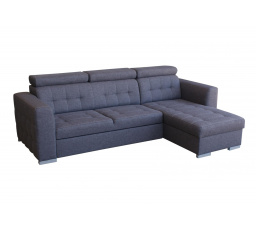 Rohová sedacia súprava Zara P mini sivá