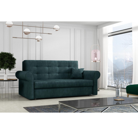 Pohovka Vivian Silver III modrá/zelená