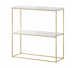 Konzola Toni Zlatý+Biely Lesk