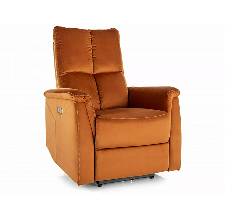 Rozkladacie kreslo NEPTUN VELVET, Škoricová Bluvel 4215