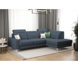 Rohová sedacia súprava MALIBU MINI 180X250 - modrá, pravá