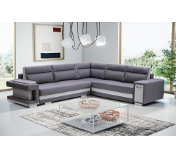 Rohová sedacia súprava Andy 2 pravá sivá
