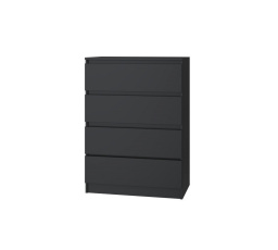 Komoda MALVÍNA M4, Čierna