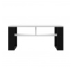 Konferenčný stolík SAVA 2, Biela/Čierna
