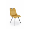 Jedálenská stolička K521, horčicová