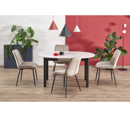 Jedálenský stôl RINGO, kašmír/čierna