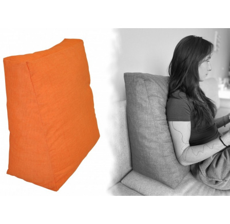 Relaxačný vankúš - oranžový zvýrazňovač