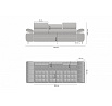 Sofa Tyrion s funkciou spania / Vibe 08
