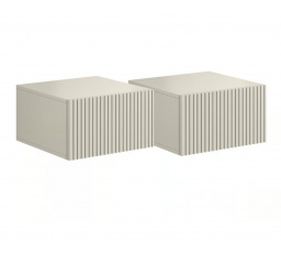 Sada nočných stolíkov Nicole, kašmír / kašmírová