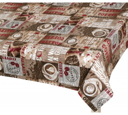 Obrus zrnková káva