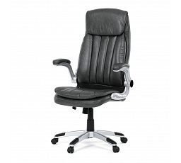 Kreslo kancelárske, sivá ekokoža, hojdací mechanizmus