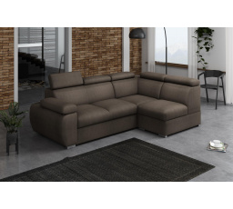 Rohová sedacia súprava Bodie VII pravá hnedá