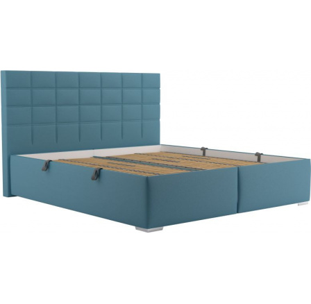 Posteľ Borja 180x200, azúrová