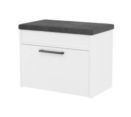 Botník so sedákom Pargas MINI biela