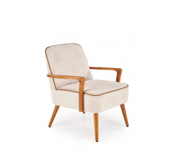 Kreslo PASTORE, svetlo béžová farba