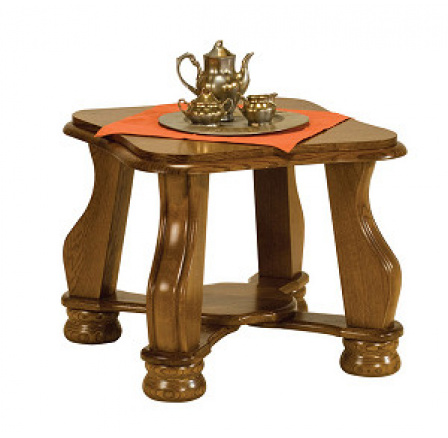 SIMONE-(L. MALA) konferenčný stolík 60X60 z masívneho dreva D17 -kolekcia "B" (K250-Z)