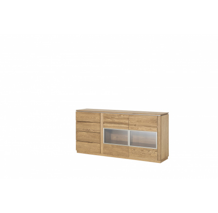 MONTENEGRO 47- Komoda- dub rustikálny- montovaný nábytok (SZ) (Z)