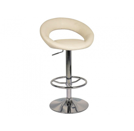 Barová stolička C-300, krémová ekokoža