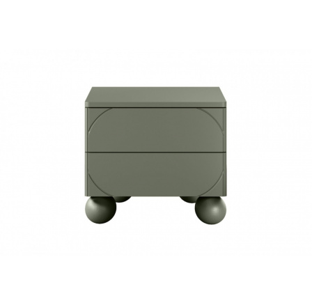 Nočný stolík Sonatia II, olivový Nočný stolík Sonatia II, olivový
