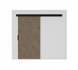 Perion 106 Drzwi Przesuwne Sonoma+Czarny