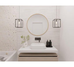 Zrkadlo Gerbinie, 60x60x2cm