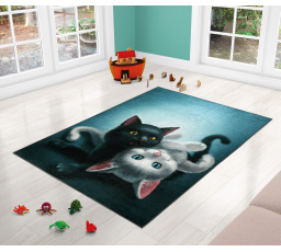 Detský koberec 100x150 cm mačičky