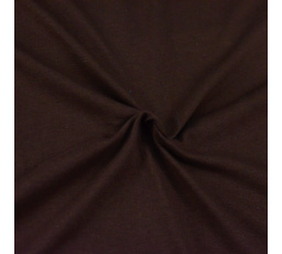 Jersey prestieradlo tmavo hnedé 180x200 dvojlôžko