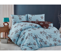 Bavlnená obliečka na vankúš Liana blue 50x70