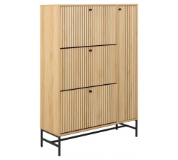 Široká botníková skriňa Albany dub prírodný