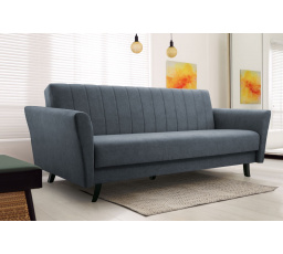 Pohovka LINEA rozkladacia, PAROS 6, drevo - čierna