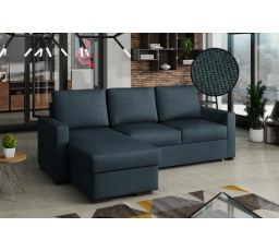 Rohová sedacia súprava Tomáš UN šedo-modrá