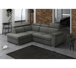 Rohová sedacia súprava Bodie IV ľavá sivá