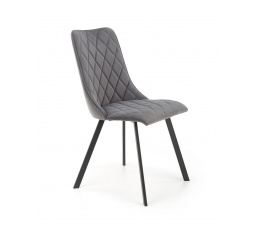 Jedálenská stolička K450, sivý zamat