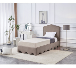 Posteľ ORSO, Béžový Mat Velvet 38