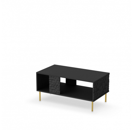 Konferenčný stôl BULLET LAW-1, čierna/zlatá Konferenčný stôl BULLET LAW-1, čierna/zlatá