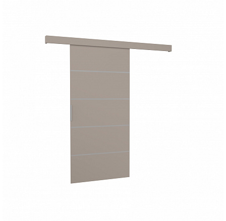 Drzwi przesuwne naścienne BIELLA 106 Kaszmir+Kaszmir