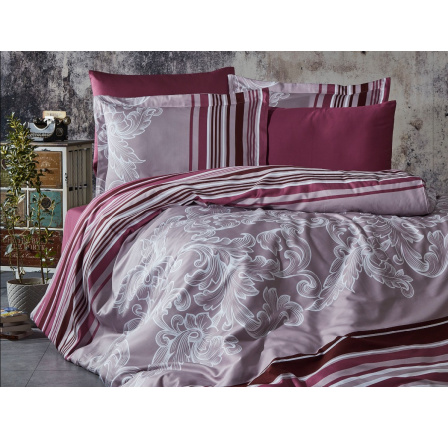 Saténová obliečka na vankúš Sonet bordo 50x70