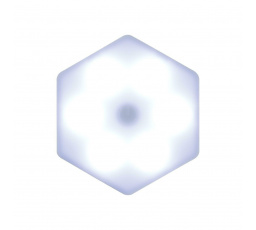 Sada 6 nástenných lámp Hexagonal 8,5x7,5cm