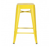 Barová stolička Paris 66 cm žltá inšpirovaná Tolix