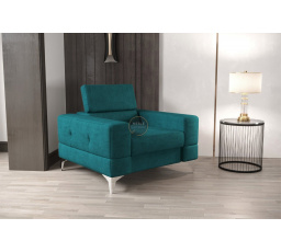 Kreslo TOSCANIA 100 cm - tyrkysová