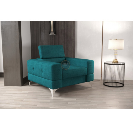 Kreslo TOSCANIA 100 cm - tyrkysová Kreslo TOSCANIA 100 cm - tyrkysová