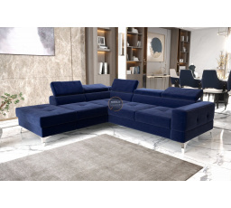 Rohová sedacia súprava TOSCANIA II priemer 30x250 - voliteľný odtieň, ľavá