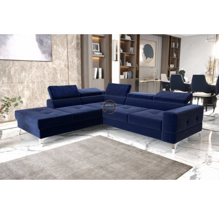 Rohová sedacia súprava TOSCANIA II priemer 30x250 - voliteľný odtieň, ľavá