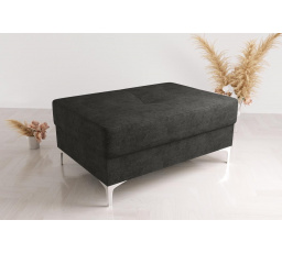 Taburet s kontajnerom 100x55 cm - čierna