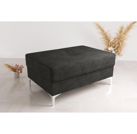 Taburet s kontajnerom 100x55 cm - čierna Taburet s kontajnerom 100x55 cm - čierna