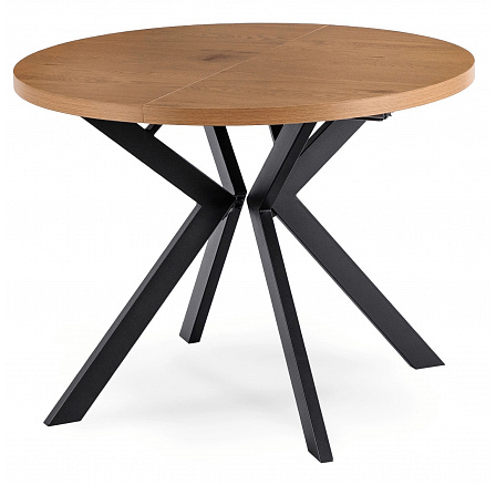 Stôl LUKAS Rozkladací 100-250 cm Dub Zlatý/Čierny