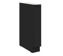 Dolná skrinka SIENA - 15 D CARGO BB, Čierna mat/Čierna mat