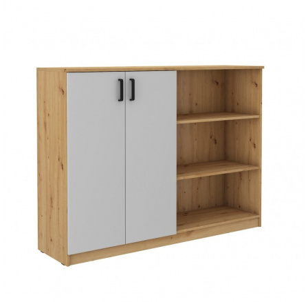 Komoda MATYLDA 830, Svetlosivá/ Dub artisan