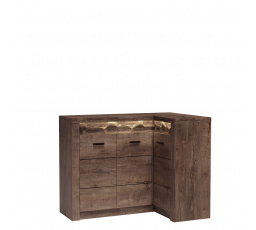 Komoda INDIANAPOLIS I15 Jaseň tmavý