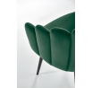 Stolička K410, zelený zamat